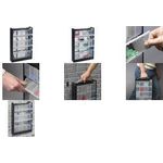 Allit 466250 Kleinteilmagazin (B x H x T) 300 x 465 x 80 mm Schwarz, Grau 1 St. (466250)