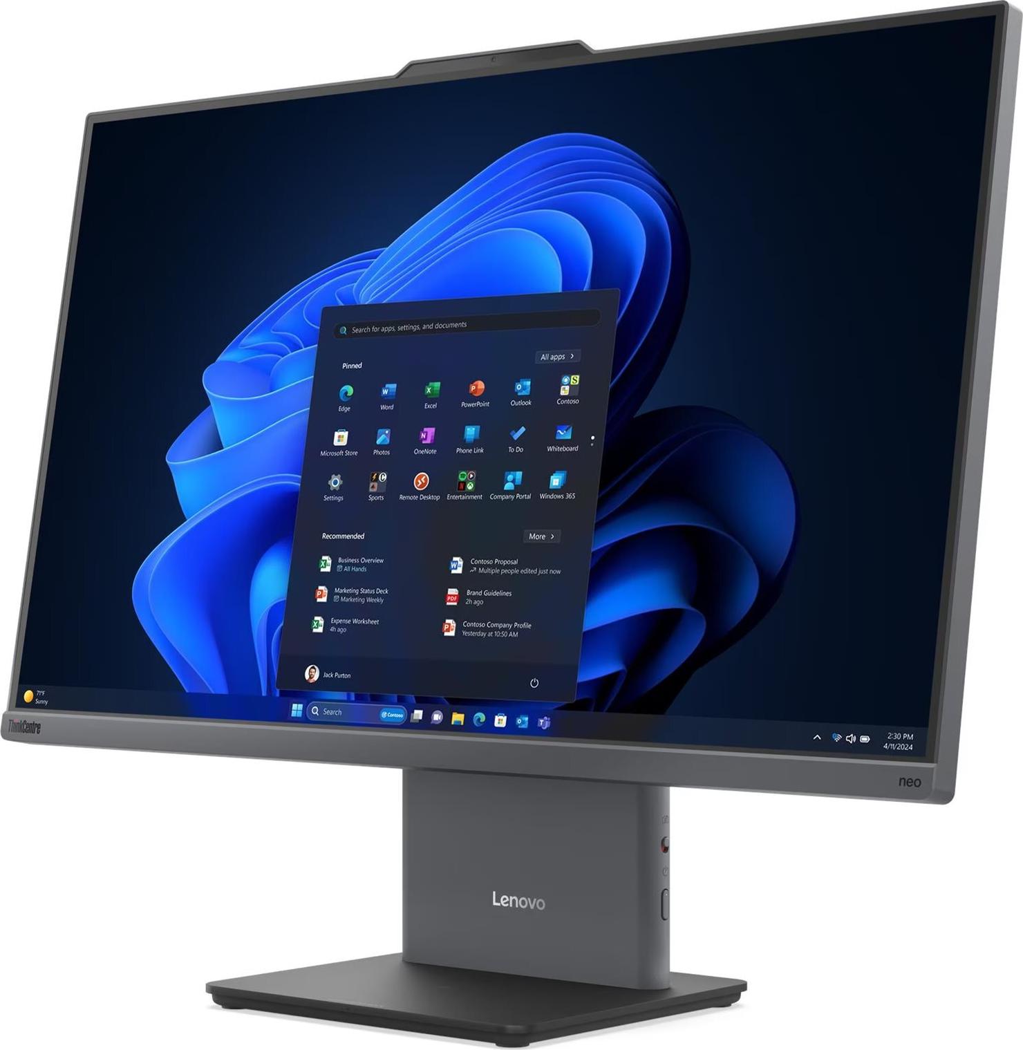 Lenovo ThinkCentre neo 50a 27 Gen 6 27" Intel Core Ultra 5 226V 16 GB RAM 512 GB SSD Luna Gray