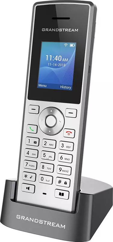 Grandstream Networks WP810 IP-Telefon Schwarz - Metallisch 2 Zeilen TFT WLAN (WP810) (geöffnet)