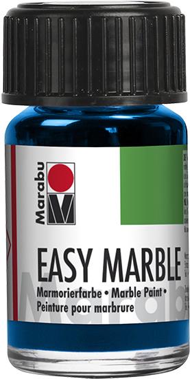 Marabu Easy Marble Marmorierfarbe 15 ml Azurblau