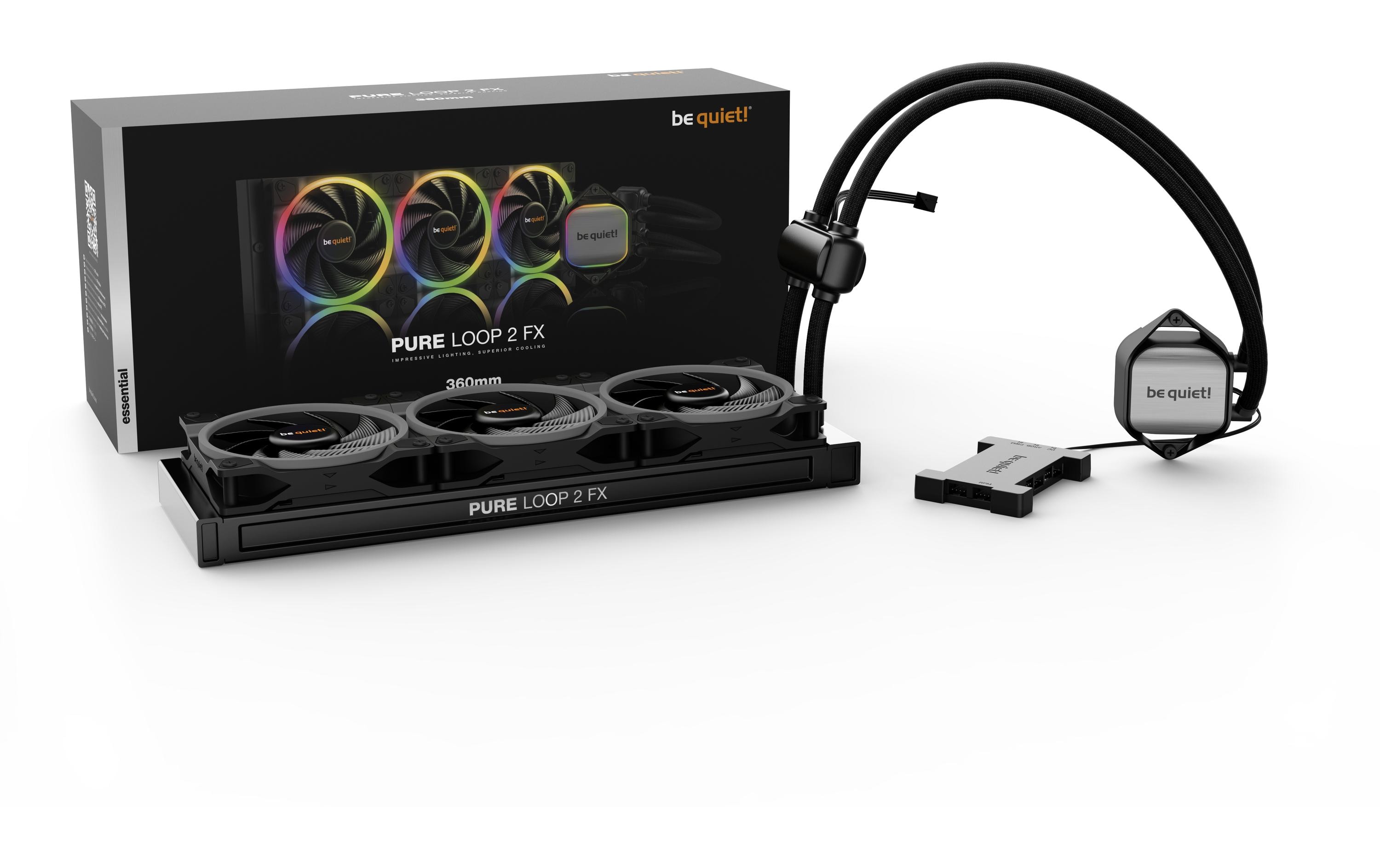 be quiet! Pure Loop 2 FX 360mm All-in-One-Flüssigkeitskühler Schwarz