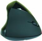 Ergonomische vertikale Maus, für Rechtshänder, USB, schwarz sehr leichte und kompakte vertical Maus für besseren Komfort beim Bedienen. (225124)