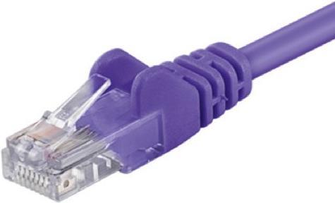 DSIT CAT 5e Netzwerkkabel U/UTP - 0.25 Meter - Violett - CCA (DC-C58-002)