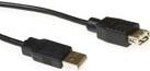 ACT SB2218 USB Kabel 0,5 m USB 2.0 USB A Schwarz (SB2218)