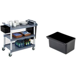 APS Servierwagen 11945 3Böden 108x50cm Aluminium (11945)