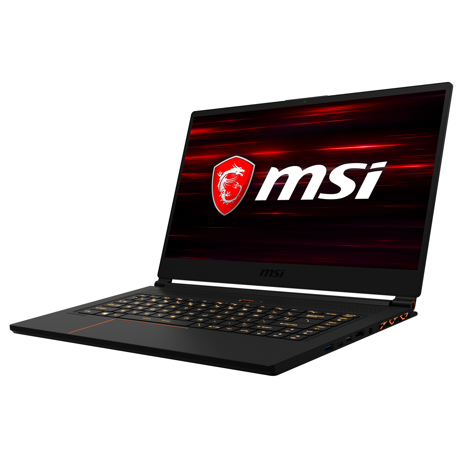 MSI GS65 8RF-078 Stealth Thin Gaming Notebook 15.6" Full HD 144Hz 7ms, Core i7-8750H, GTX 1070 8GB, 16GB, 512GB SSD, FreeDOS (0016Q2-078)