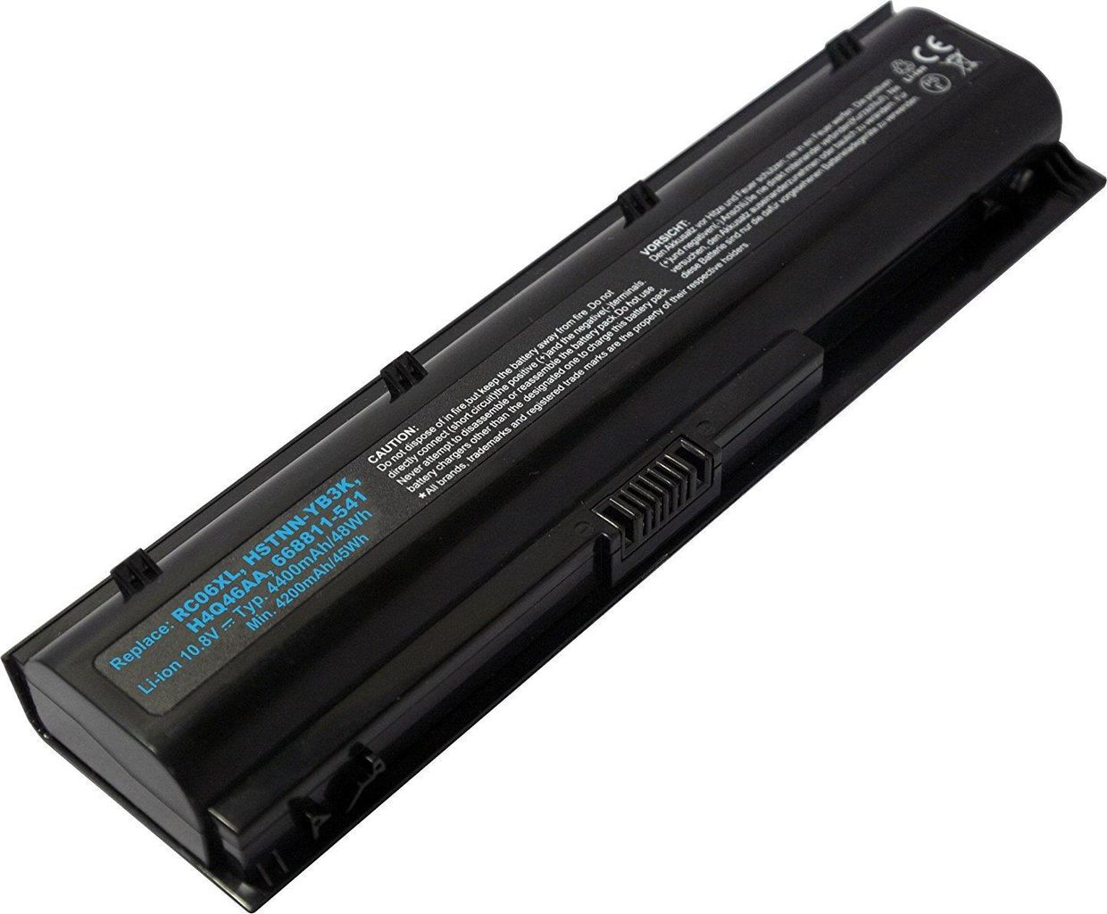 CoreParts Laptop-Batterie (gleichwertig mit: HP 669831-001, HP H4Q46AA, HP 668811-541, HP 668811-851, HP HSTNN-UB3K, HP HSTNN-W84C, HP HSTNN-YB3K, HP RC06, HP RC06XL, HP H4R53EA) (MBXHP-BA0007)