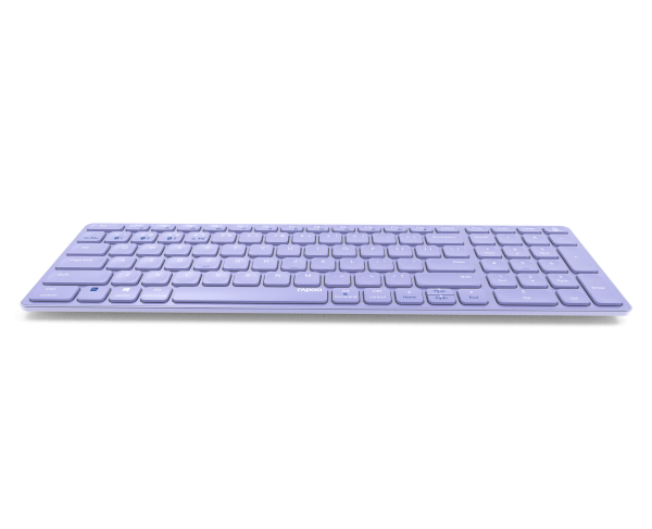 Rapoo E9700M Kabellose Tastatur RF Wireless + Bluetooth QWERTZ Lila