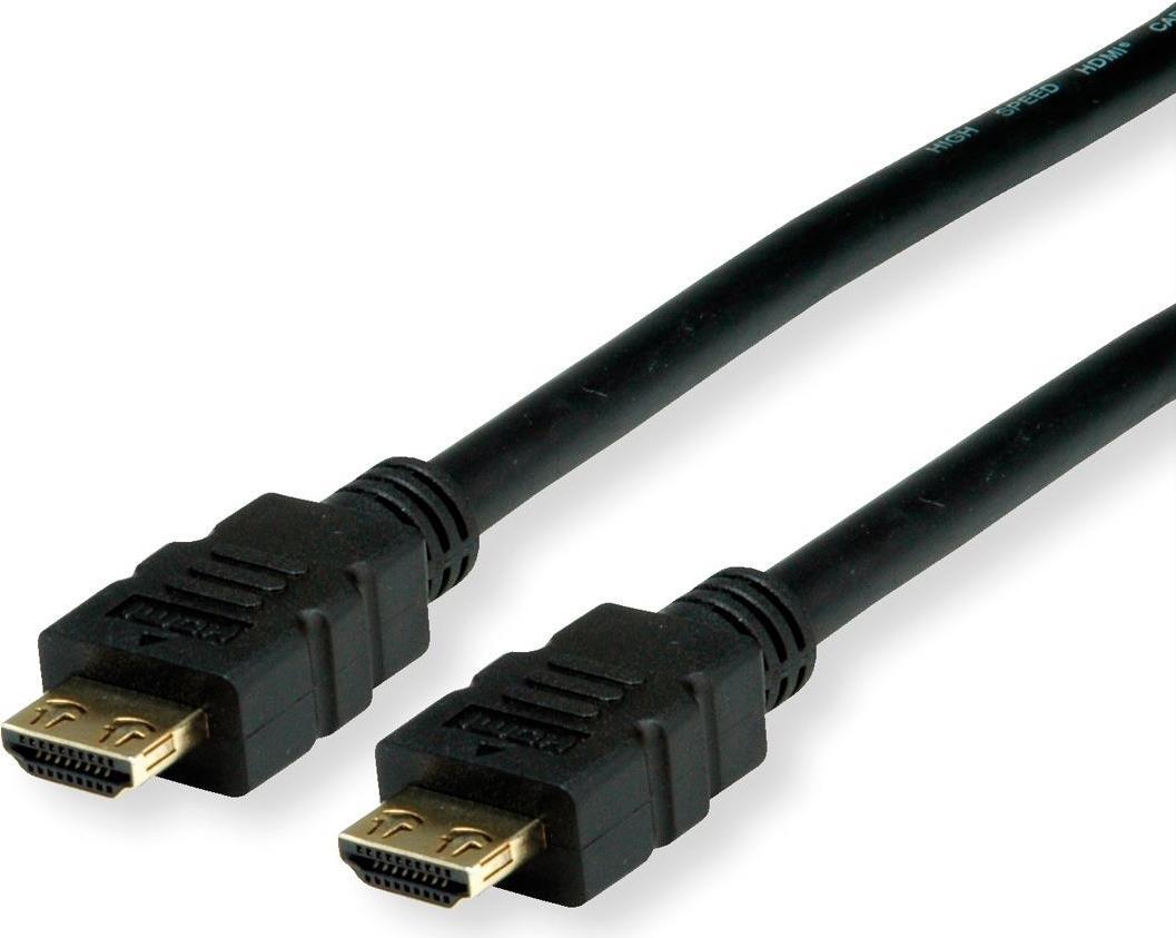 Value 11.99.5696 HDMI-Kabel 10 m HDMI Typ A (Standard) Schwarz (11.99.5696)