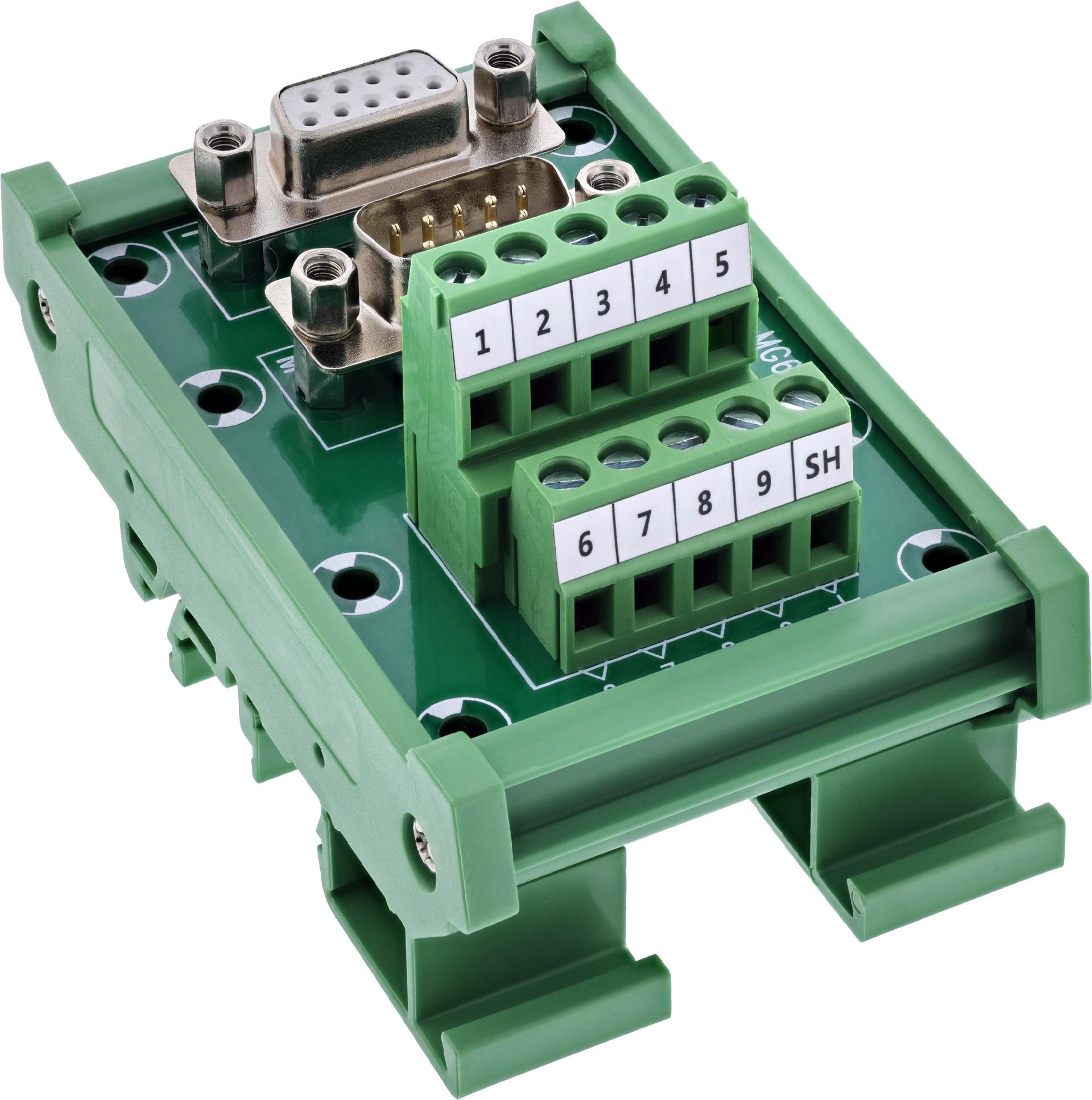 InLine D-Sub 9 Terminalblock (92501M)