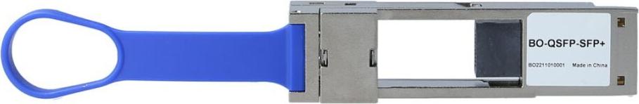 IBM kompatibler 01FT845 BlueOptics BO-QSFP28-SFP28 100 Gigabit QSFP28 zu SFP28 Konverter, Steckplatz für SFP28 Transceiver, Multimode und Singlemode fähig, 0°C/+70°C (01FT845-BO)
