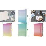sigel BuJo Notizbuch Jolie "Gradient Icecream", DIN A5+ Dot-Lineatur, 170 x 220 mm, 120 g/qm elfenbeinfarbiges - 1 Stück (JB101)