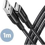 Axagon BUCM-AM10AB USB Kabel 1 m USB 2.0 USB A USB C Schwarz (BUCM-AM10AB)