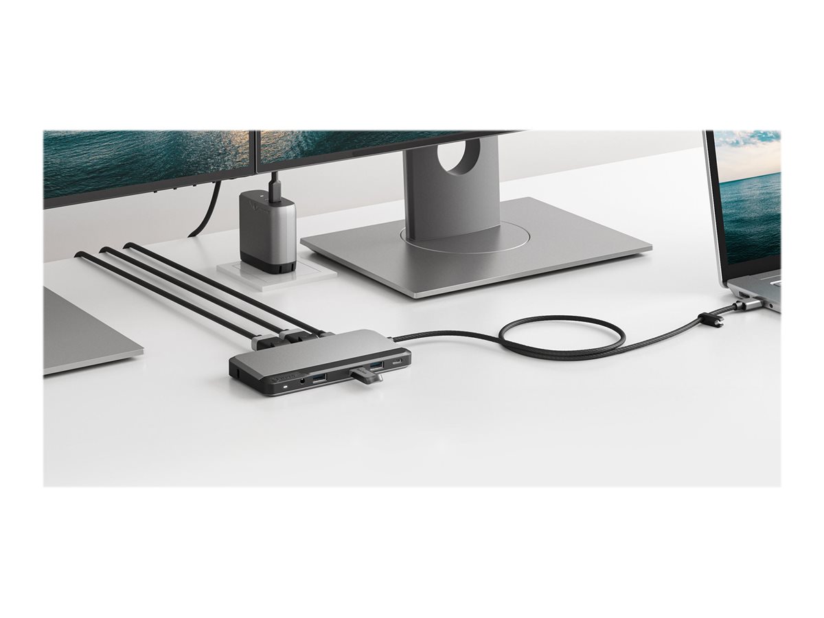 ALOGIC MX2 Lite DisplayPort Edition Dockingstation USB-C 2 x DP 1GbE Space-grau