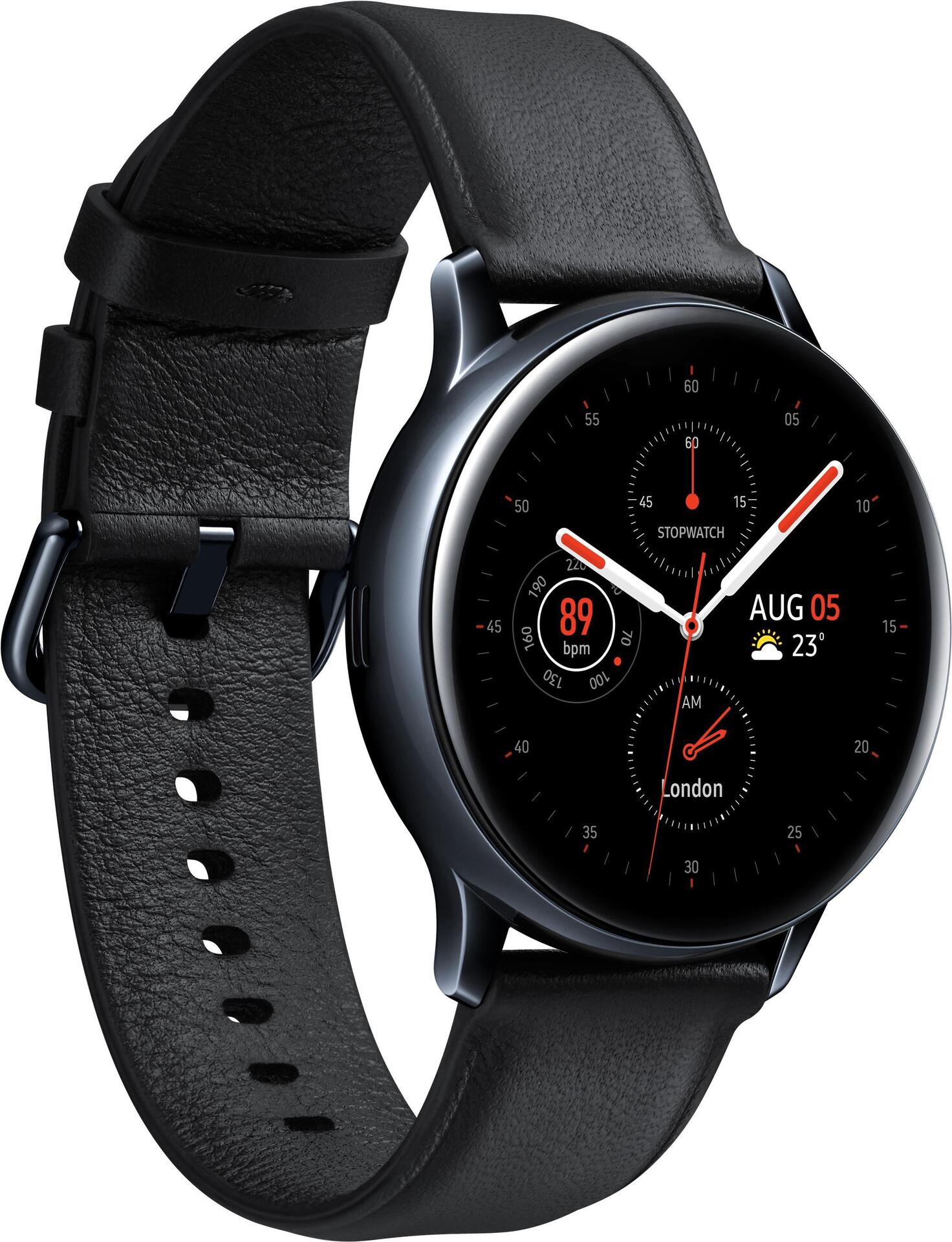SAMSUNG Galaxy Watch Active2 3,05 cm (1.2\" ) 40 mm SAMOLED Schwarz GPS (SM-R830NSKAPHN)