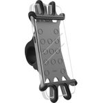 Hama Fahrrad-Handyhalterung Flexible, universal für Lenkerstangen Ø 2 - 3,5 cm (00201967)