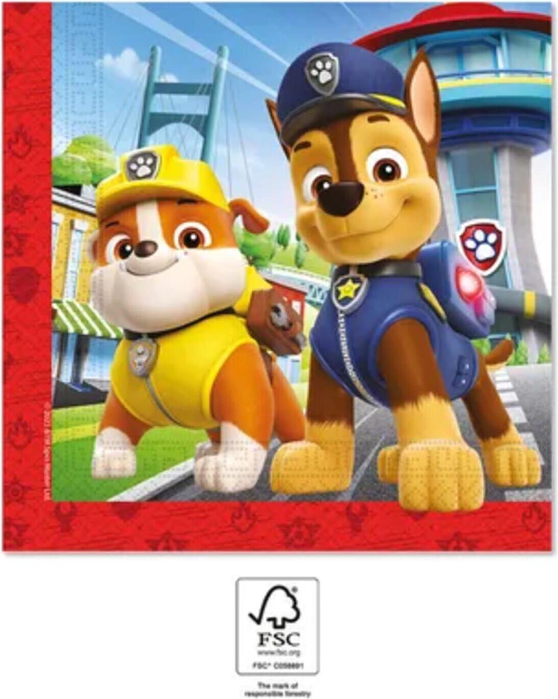 Procos Paw Patrol zweilagige Papierservietten (95599)