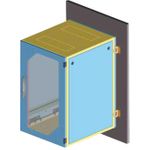 apranet Wandhalterungsset für 19''- Stand-/Wandverteiler VARi Grundgehäuse (501-099-00)