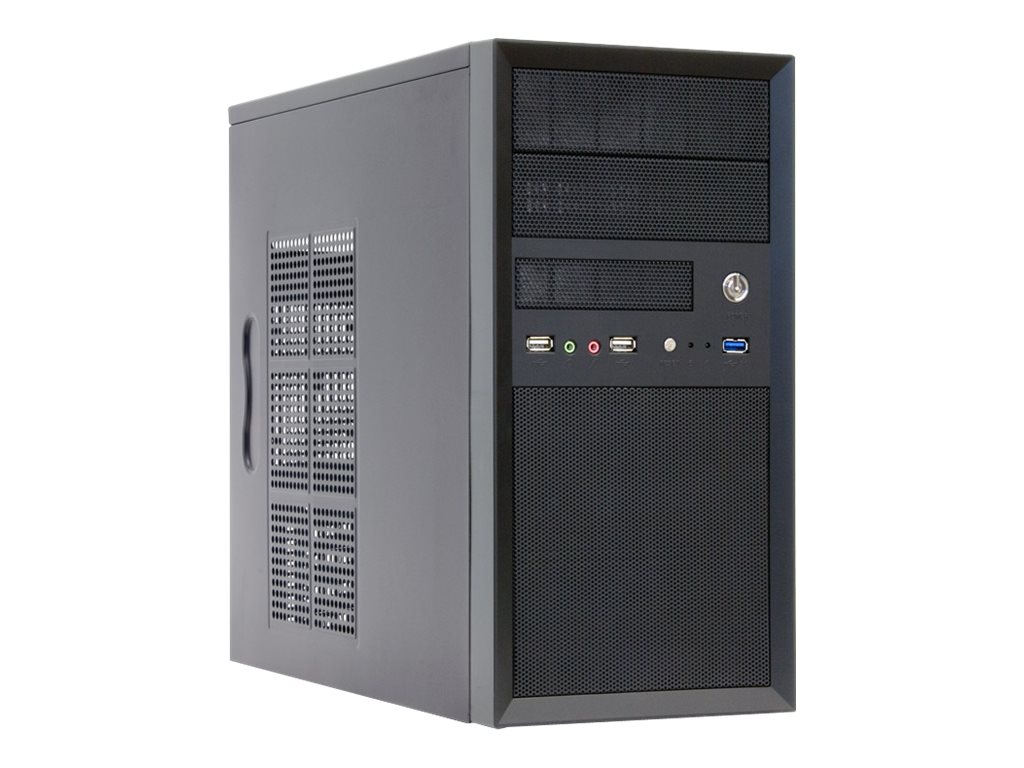 Chieftec Mesh Series CT-01B Mini Tower PC-Gehäuse Mikro-ATX 350 W Schwarz