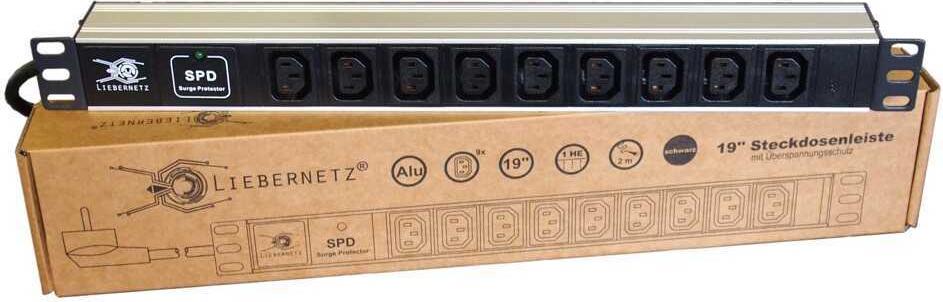 Liebernetz 19"-Steckdosenleiste von (90LNSDL199KKSP)