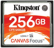 Kingston Technology Canvas Focus Speicherkarte 256 GB Kompaktflash (CFF/256GB)