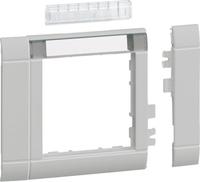 Hager Rahmenblende modular ZS 55 OT 80 hfr Beschriftungsfeld lichtgrau (GR0802A7035)