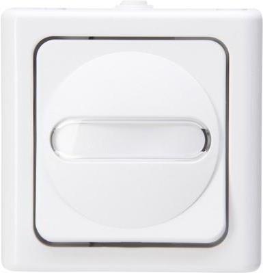 Kopp 560802003 Pushbutton switch 1P Weiß Elektroschalter (560802003)