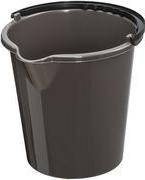 plast team Putzeimer "VANCOUVER", rund, 5 Liter, anthrazit Material: PPC, ergonomisch geformeter Henkel, mit Ausguss, - 1 Stück (10580810)