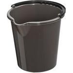 plast team Putzeimer "VANCOUVER", rund, 5 Liter, anthrazit Material: PPC, ergonomisch geformeter Henkel, mit Ausguss, - 1 Stück (10580810)