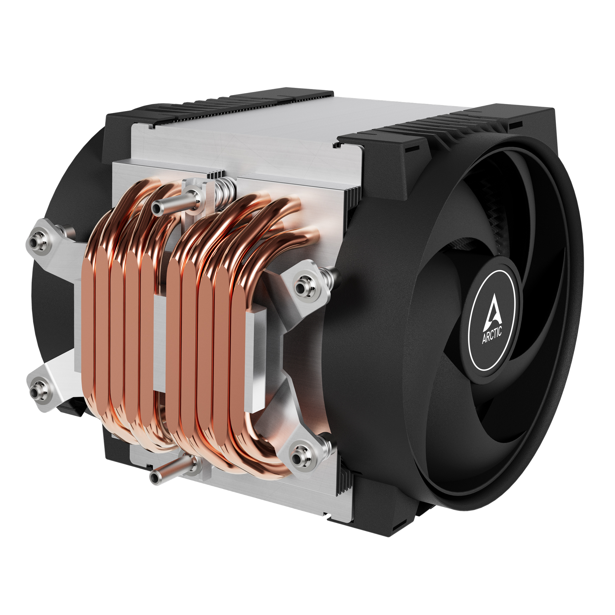 Arctic Freezer 4U-SP5 CPU-Kühler 2x 12 cm für AMD SP5 Aluminium Schwarz
