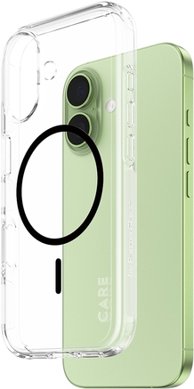 PanzerGlass CARE by Flagship Case Transparent Urban Combat w. Black MagSafe iPhone (CR85101)
