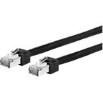 METZ CONNECT CONNECT Patchkabel Cat.6 Ultraflex500 VoIP AWG 26 schwarz (13084U5000-E)