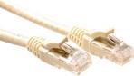 ACT Ivory 3 meter U/UTP CAT6 patch cable component level with RJ45 connectors. Cat6 u/utp component iv 3.00m (IK8403)