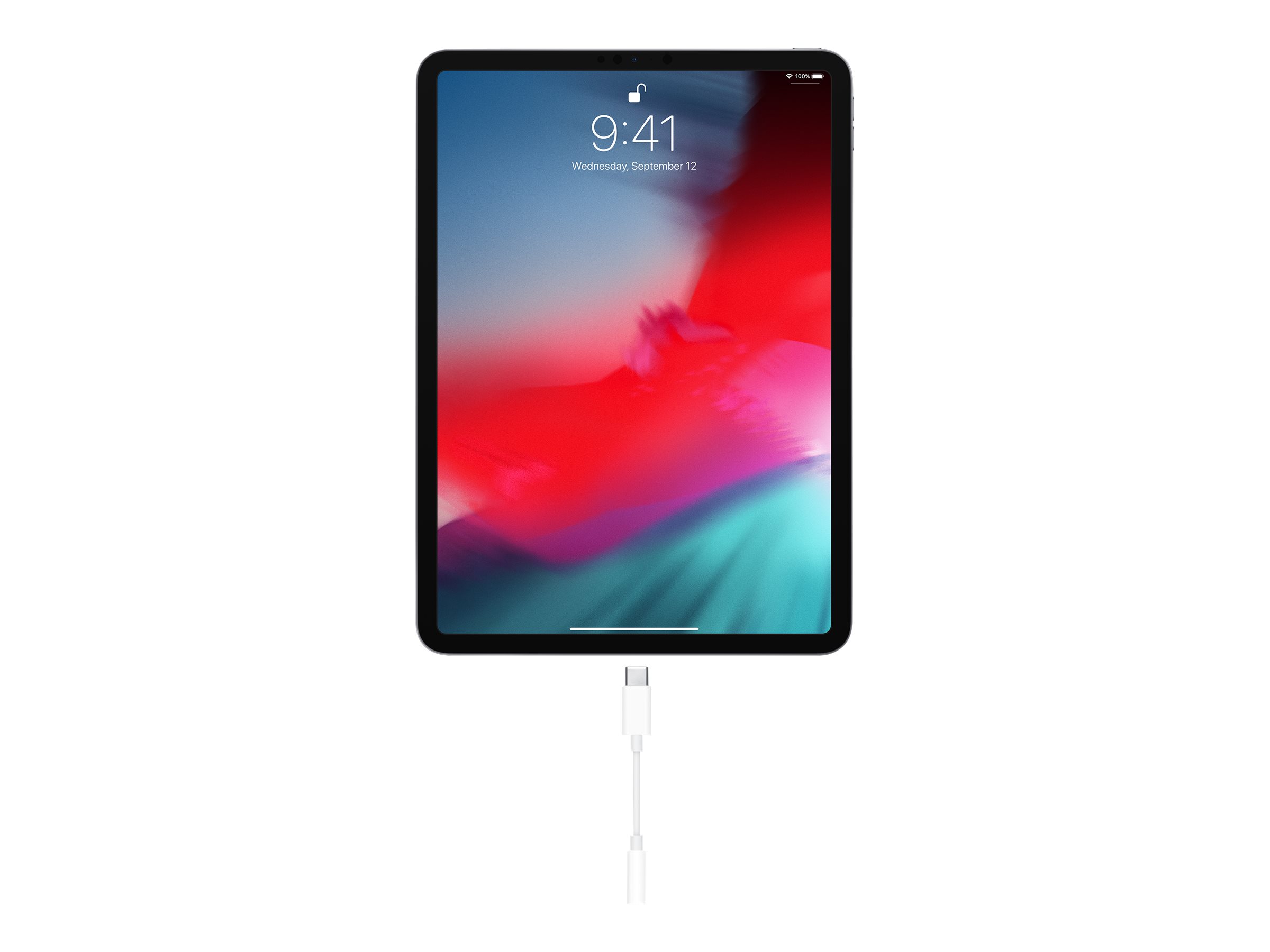 Apple USB-C auf 3,5 mm Kopfhöreranschluss-Adapter Weiß