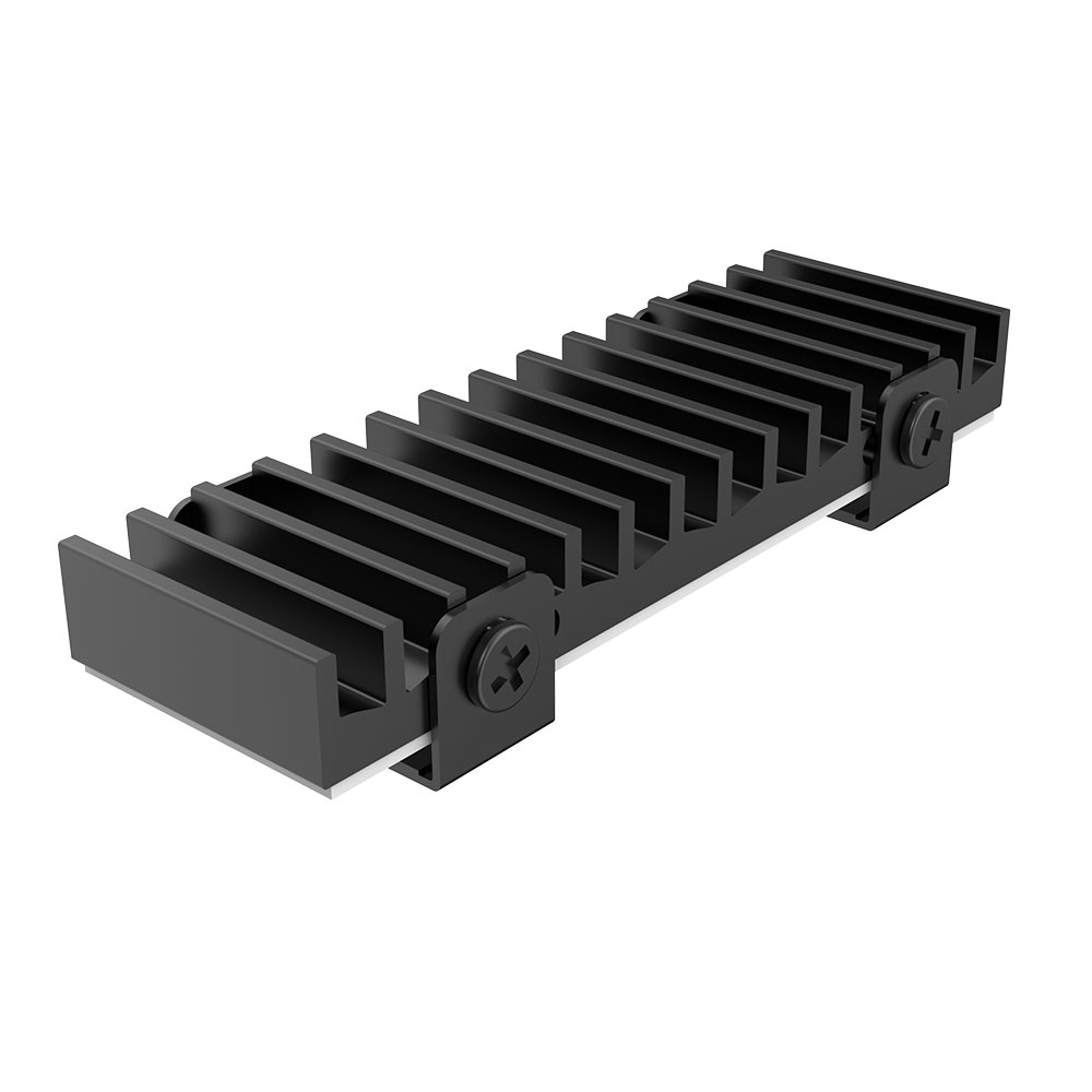 Akasa Gecko Pro SSD-Kühlkörper Aluminium Schwarz