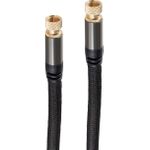 shiverpeaks BS20-55025 Koaxialkabel 1 m F Schwarz (BS20-55025)