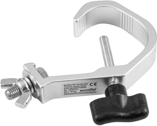 EUROLITE TH-22 Theaterhaken Slim silber (58000737)