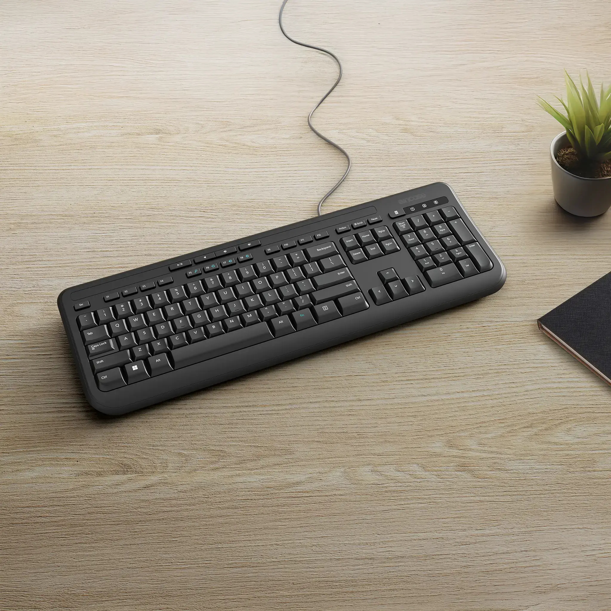 Microsoft Wired Keyboard 600 - Tastatur Deutsch Schwarz