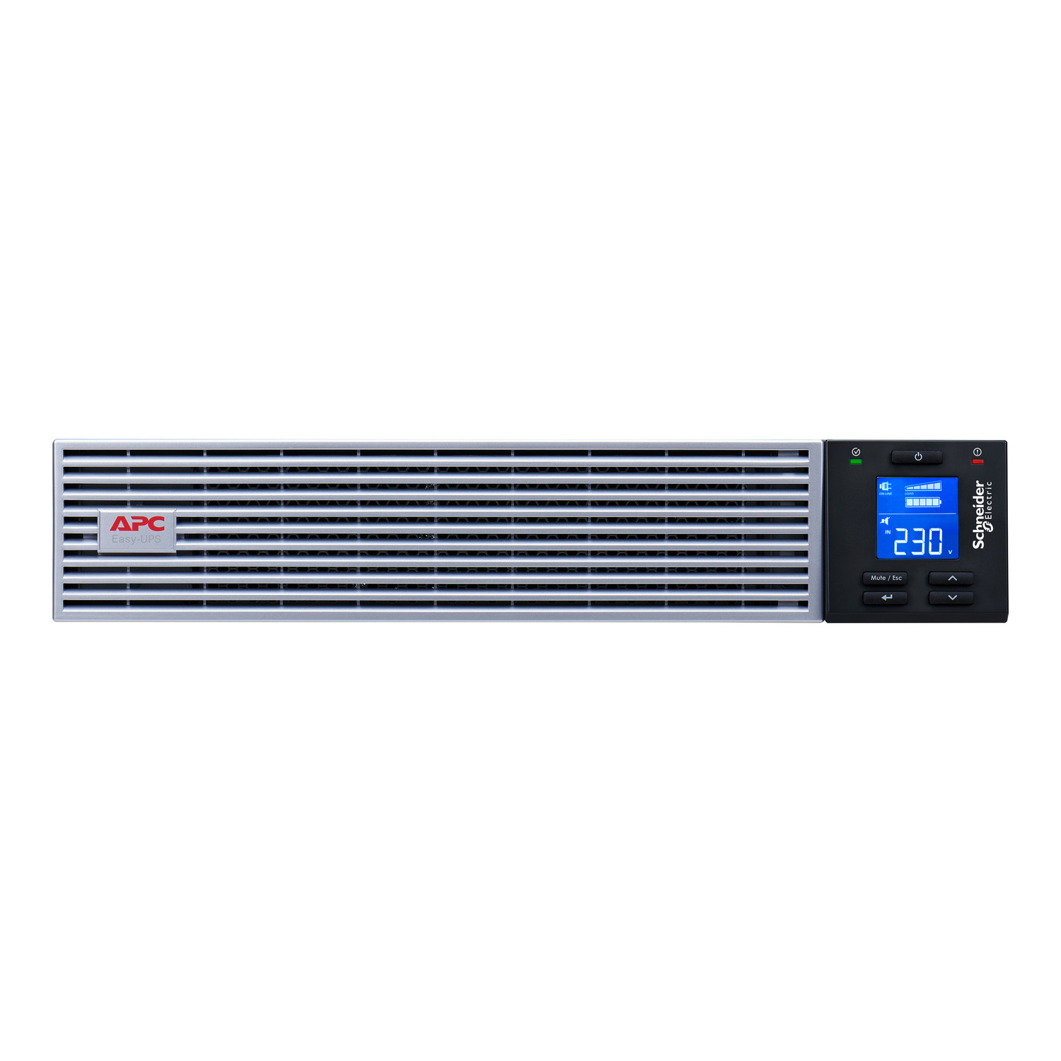 APC Easy UPS On-Line SRVL3KRIRK 3000 VA / 2700 W Online-USV Lithium-Ionen 230V Schwarz/Silber
