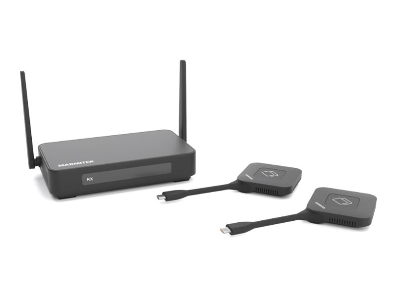 Marmitek Stream 4K Pro Kabelloses HDMI Präsentationssystem USB-C Dongle Schwarz