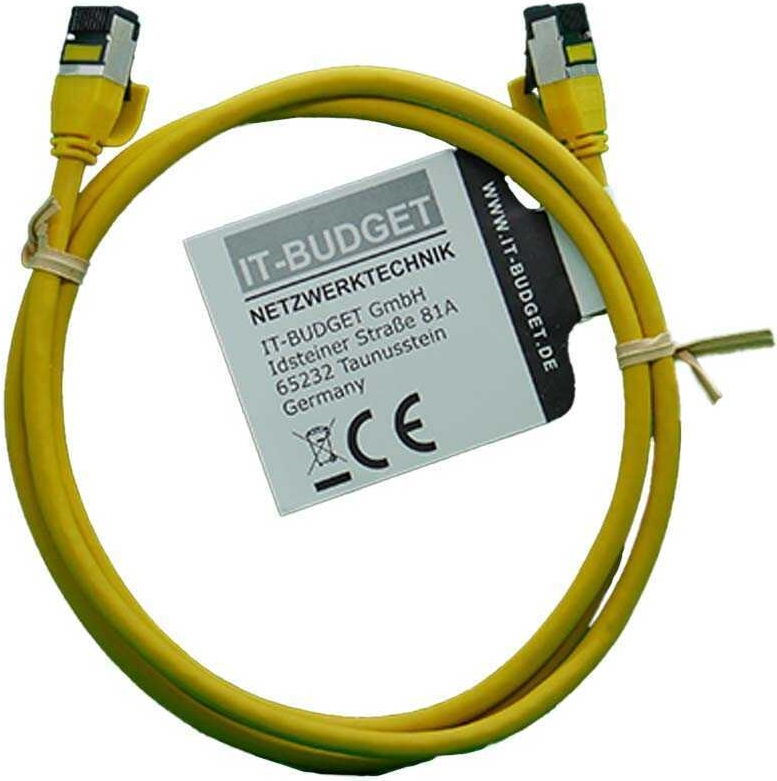 IT-BUDGET Vollkupfer Premium Patchkabel (90ITBSLIM81PK1Y)