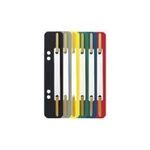 LEITZ Heftstreifen, 35 x 158 mm, Colorspankarton, sortiert 320 g-qm, Lochung: 60-80 mm, zum Abheften in Ordner (3701-00-99)