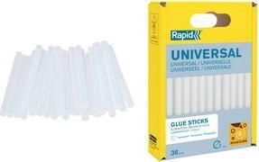 Rapid Klebepatrone Universal transparent, 7 mm Durchmesser Farbe: transparent, aus EVA & Harz, lösemittelfrei, - 1 Stück (40107350)