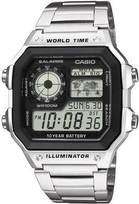 Casio Armbanduhr AE-1200WHD-1AVEF (B x H x T) 42.1 x 45 x 12.5 mm (AE-1200WHD-1AVEF)