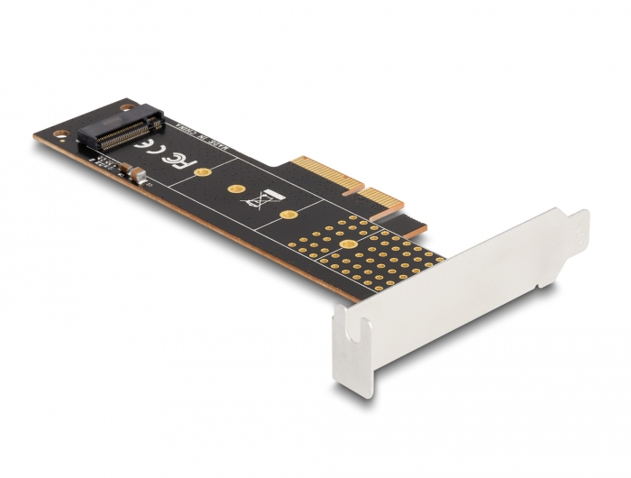Delock 89836 Speicher-Controller PCIe 4.0 x4 M.2 Schwarz
