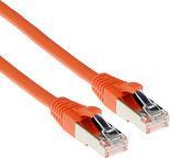 ACT Orange 10 meter LSZH SFTP CAT6A patch cable snagless with RJ45 connectors CAT6A S/FTP LSZH SNG OR 10.00M (FB7110)