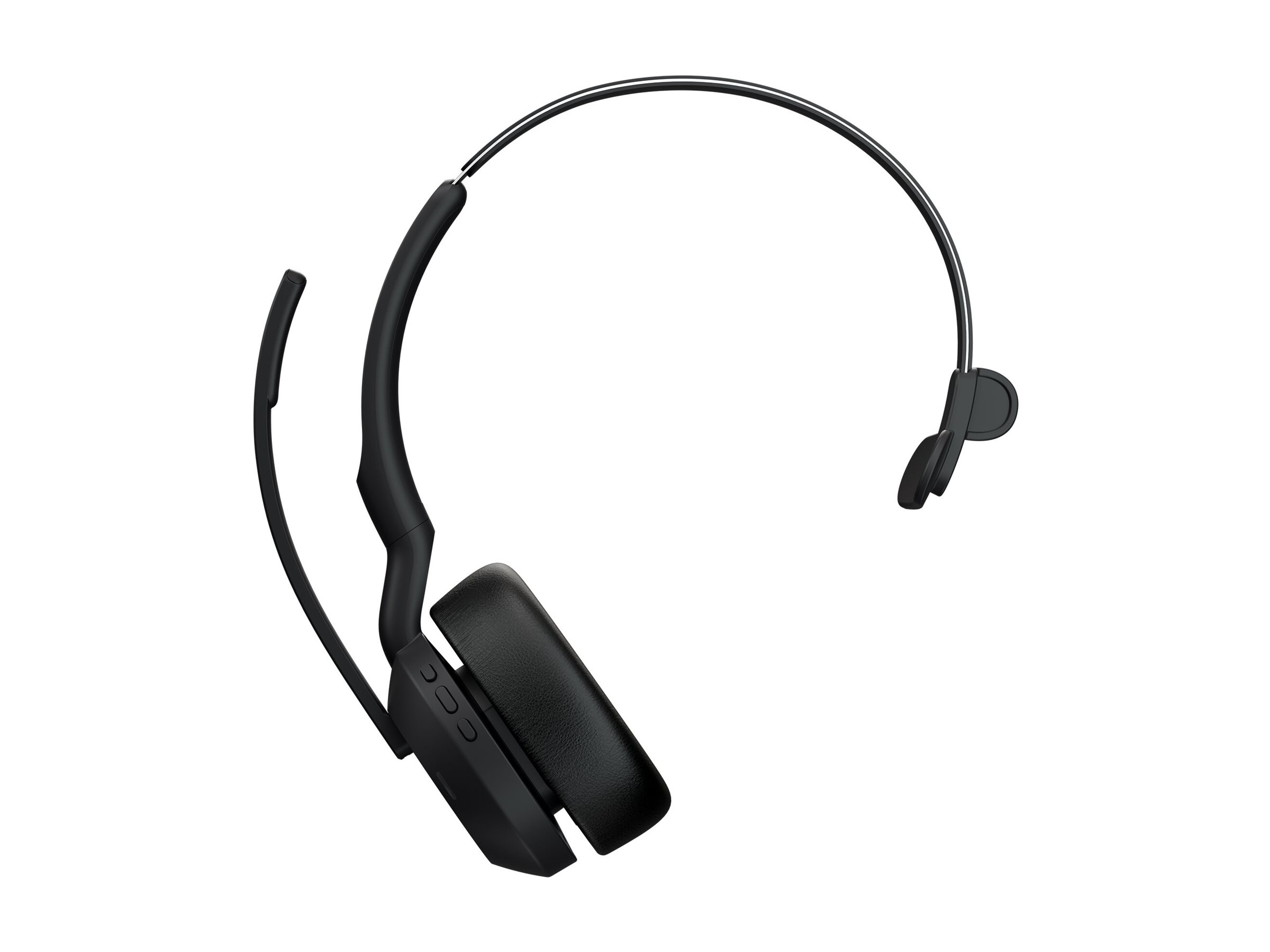 Jabra Evolve2 55 UC Mono On-Ear Headset USB-A Bluetooth ANC Schwarz