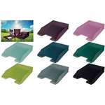 helit Briefablage "the green staff", DIN A4, pink für DIN A4 bis C4, aus recyceltem Kunststoff (mindestens - 5 Stück (H2661628)