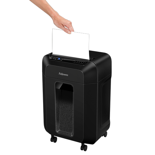 Fellowes AutoMax 90M Aktenvernichter Mini-Cut P-4 4 x 12 mm 90 Blatt Schwarz