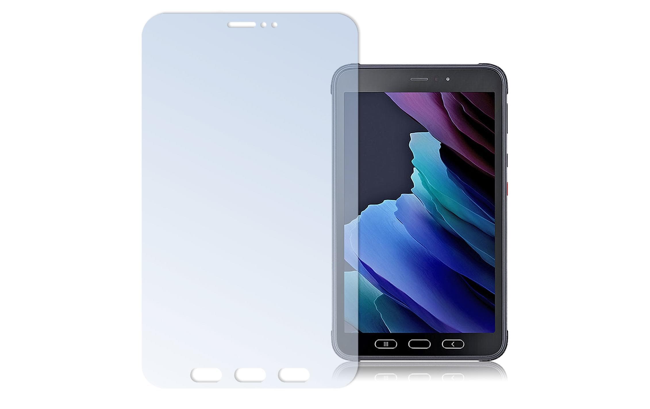 4smarts Second Glass 2.5D 8" Displayschutzfolie Transparent